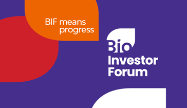 BIO Investor Forum. BIF means progress.