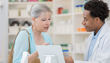 Patient at Pharmacy