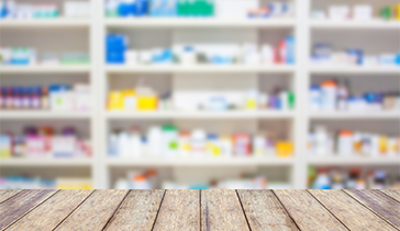 Pharmacy counter