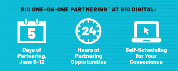 5 days of partnering, 24 hours of partnering opportunities, self-scheduling for your convenience