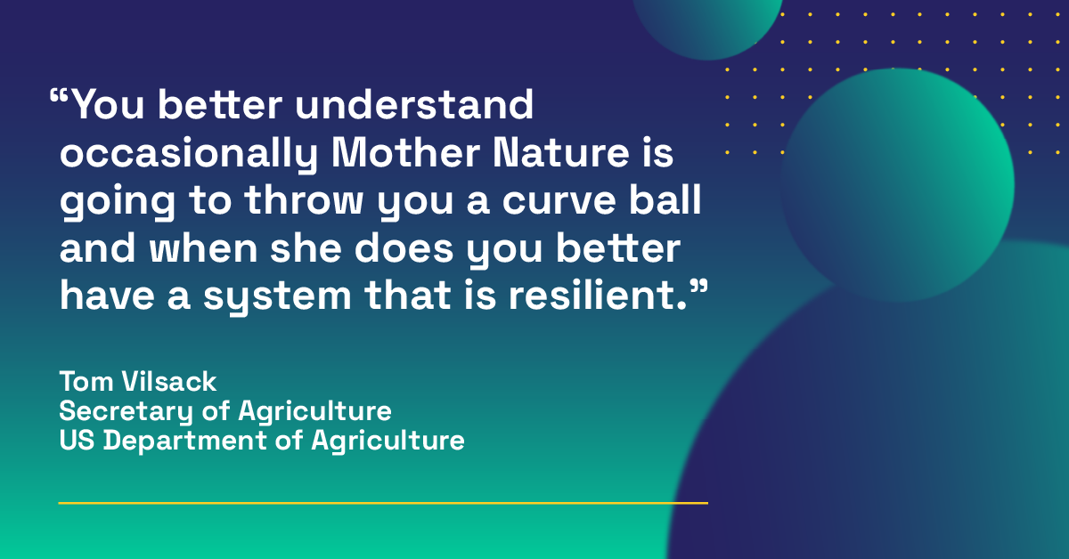 Agriculture Secretary Tom Vilsack on Resilience