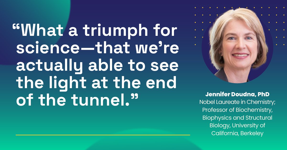 "What a triumph for science," said Dr. Doudna