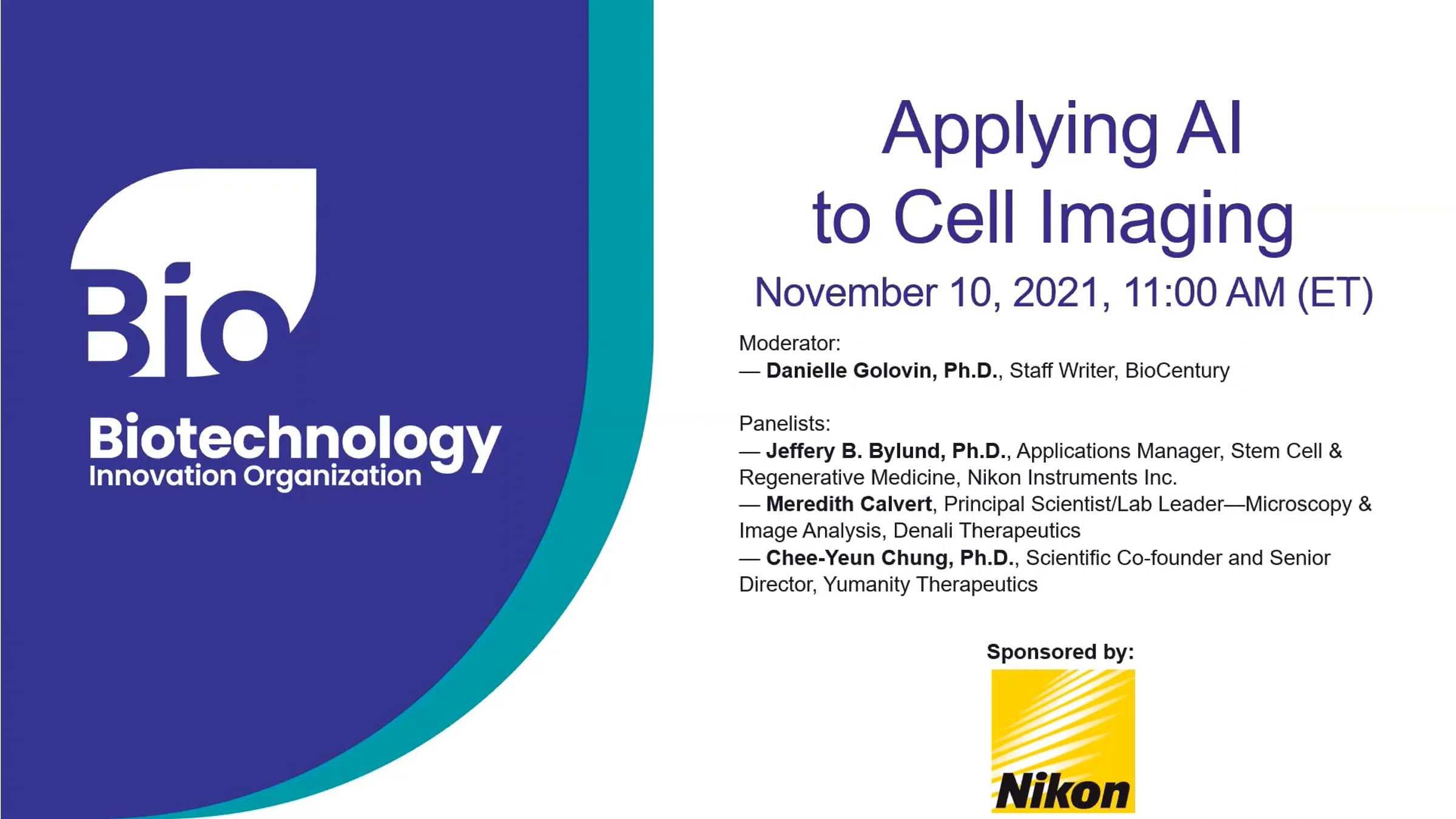 Applying AI to Cell Imaging