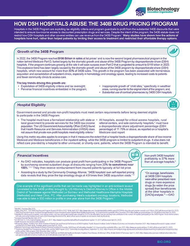 How DSH Hospitals Abuse the 340B Drug Pricing Program - Image