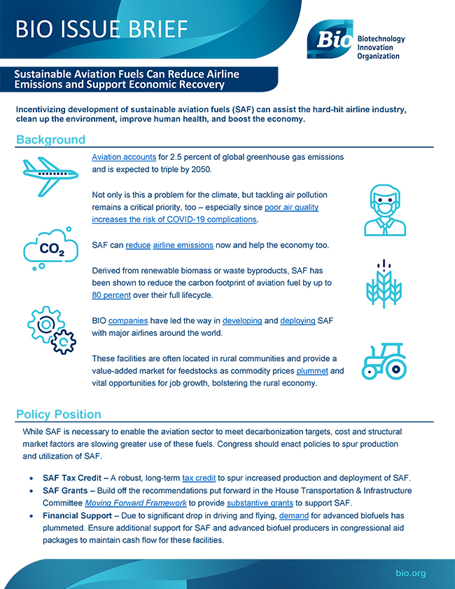 Sustainable Aviation Fuels (SAF)