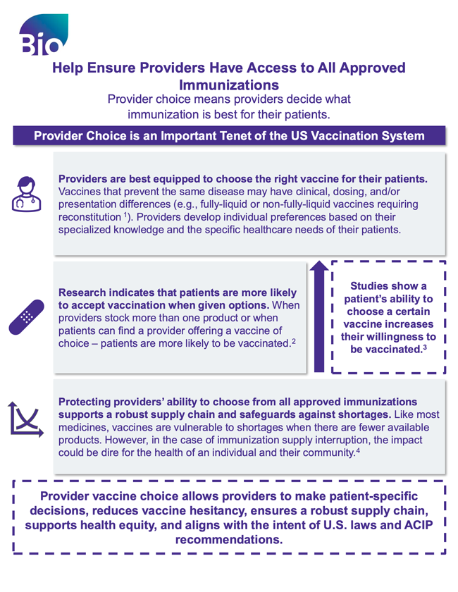 Help Ensure Providers Have Access to All Approved Immunizations