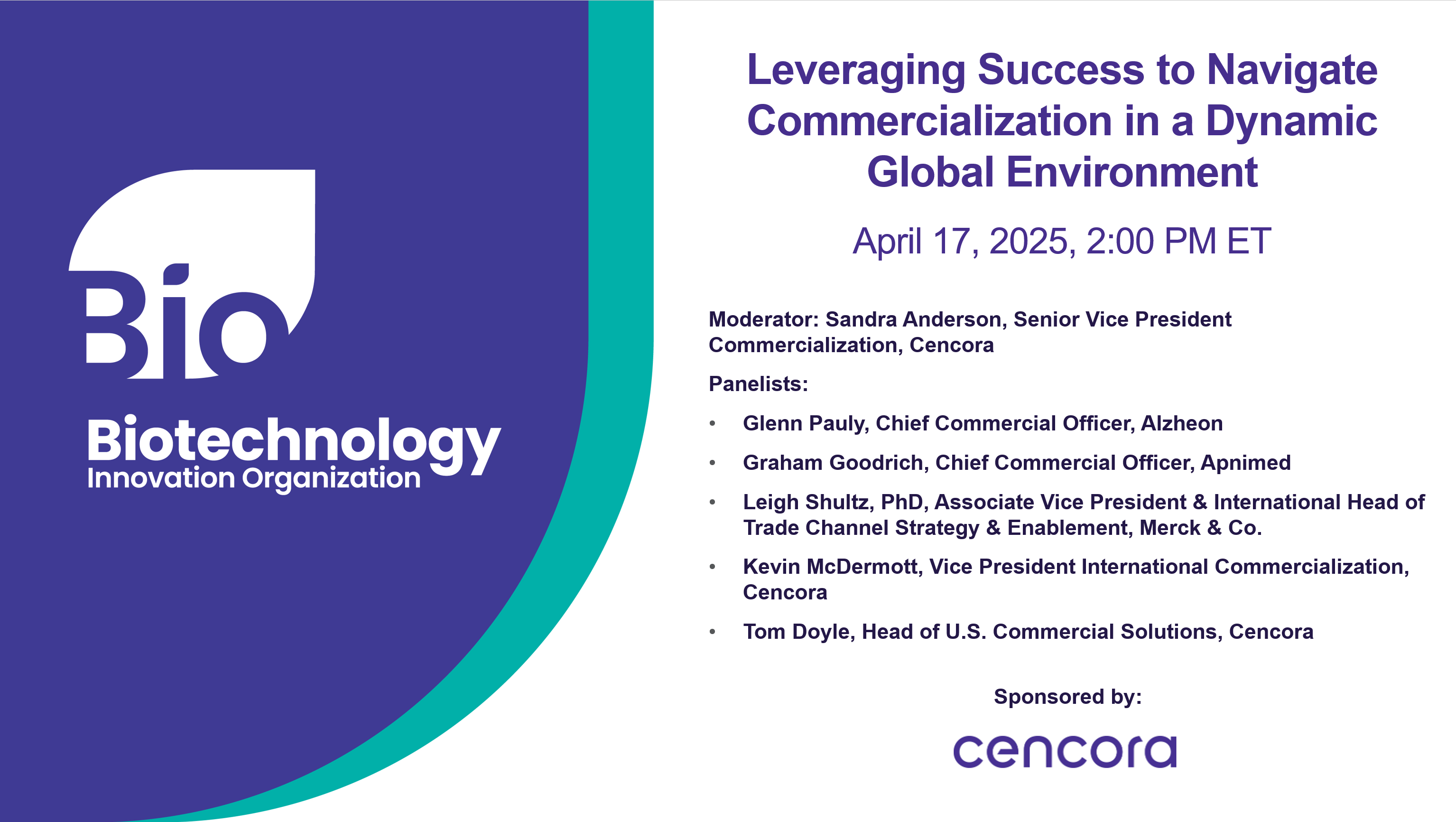 Leveraging Success to Navigate Commercialization webinar title