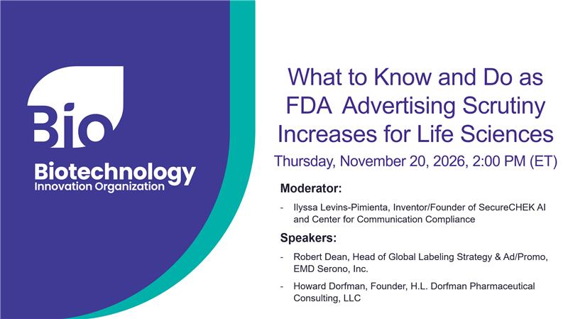 FDA Advertising Scrutiny title slide