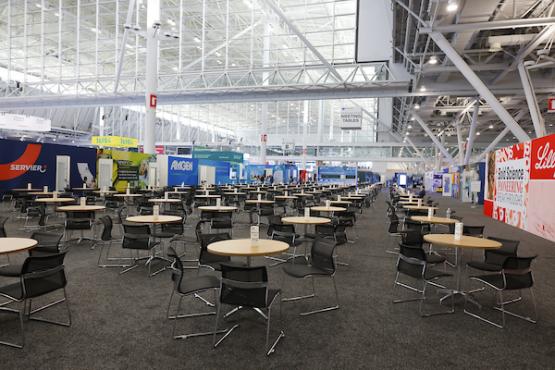 Partnering tables and rooms at convention