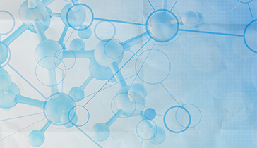 Abstract DNA in blue hues