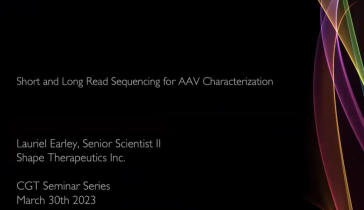 ASGCT-BIO AAV Sequencing webinar title card
