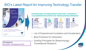 BIO Translation Research Report cover slide