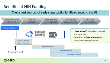 NIH SBIR webinar timeline slide