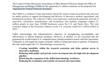 CSBA Letter to OMB