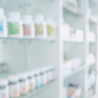 Rows of pharmaceutical drugs 