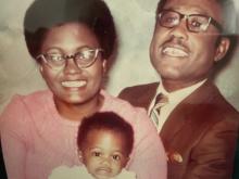 Dr. Michelle McMurry-Heath and her parents. 